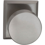 OMNIA - Puck Knob,Rect.Rose,Pass.US15 - Lacquered Satin Nickel Plated