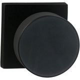 OMNIA - Puck Knob,Sq.Rose,Priv. US10B - Lacquered Oil Rubbed Black