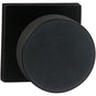 OMNIA - Puck Knob,Sq.Rose,Priv. US10B - Lacquered Oil Rubbed Black