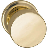OMNIA - Puck Kn,Trad Rose,Pass. US3 - Lacquered Polished Brass