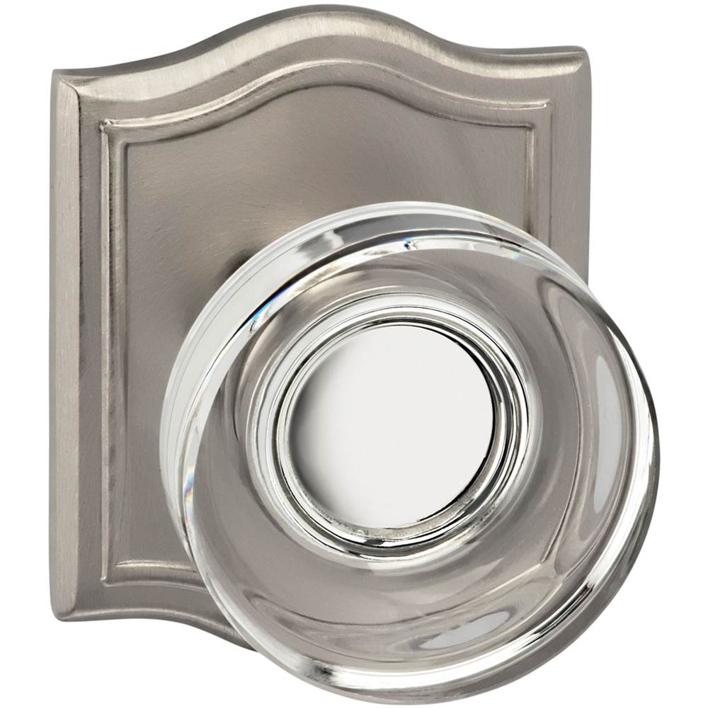 OMNIA - Glass.Kn,Arch Rose,Pass. US5 - Lacquered Antique Brass