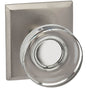OMNIA - Glass.Kn,Rect Rose,Priv. US5 - Lacquered Antique Brass