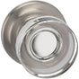 OMNIA - Glass.Kn,Trad Rose,Pass. US5 - Lacquered Antique Brass