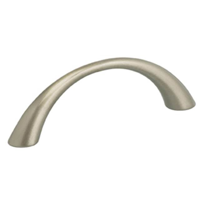 OMNIA - 2-1/2'' CC. Cabinet Pull US15 - Lacquered Satin Nickel Plated