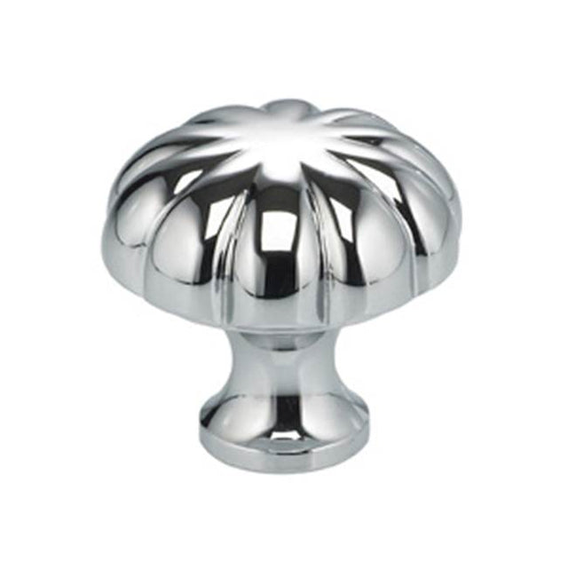 OMNIA - 1-1/2'' Dia. Cabinet Knob US26 - Polished Chrome Plated