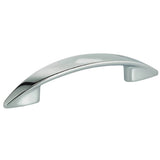 OMNIA - 3-1/2'' Cabinet Pull US26 - Polished Chrome Plated