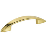 OMNIA - 3-1/2'' Cabinet Pull US3 - Lacquered Polished Brass