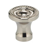 OMNIA - 1'' Dia. Cabinet Knob US14 - Lacquered Polished Nickel Plated