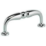 OMNIA - 3'' CC. Cabinet Pull US26 - Polished Chrome Plated