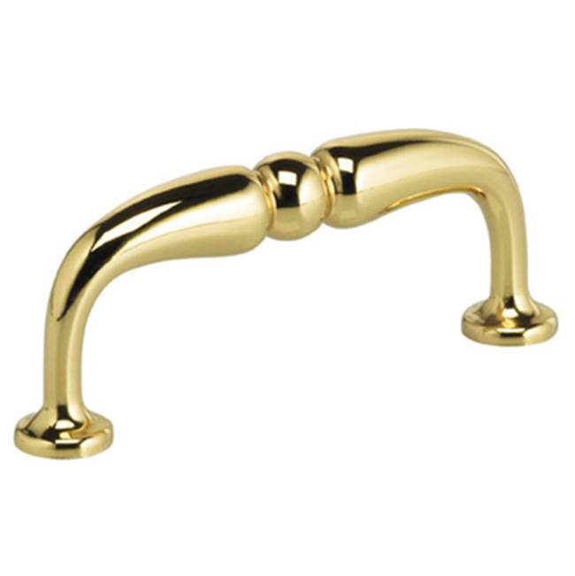 OMNIA - 3'' CC. Cabinet Pull US3 - Lacquered Polished Brass