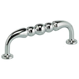 OMNIA - 3-1/2'' CC. Cabinet Pull US26 - Polished Chrome Plated
