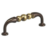 OMNIA - 3-1/2'' CC. Cabinet Pull Sb - Lacquered Shaded Bronze