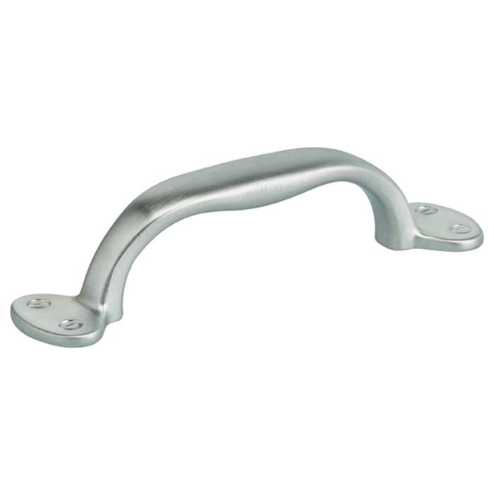OMNIA - 3-3/4'' CC. Cabinet Pull US3 - Unlacquered Polished Brass
