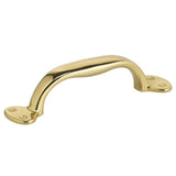 OMNIA - 2-1/2'' CC. Cabinet Pull US3 - Lacquered Polished Brass