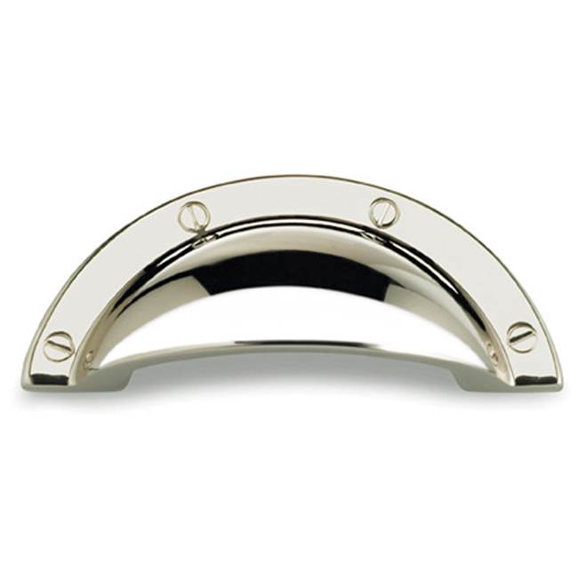 OMNIA - 2-1/2'' Cup Pull US14 - Lacquered Polished Nickel Plated