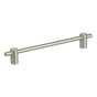 OMNIA - 6-3/8'' CC. Cabinet Pull US32D - Satin Stainless Steel