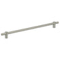 OMNIA - 12-5/8'' CC. Cabinet Pull US32D - Satin Stainless Steel