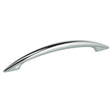 OMNIA - 6-1/2'' Cabinet Pull US26 - Polished Chrome Plated