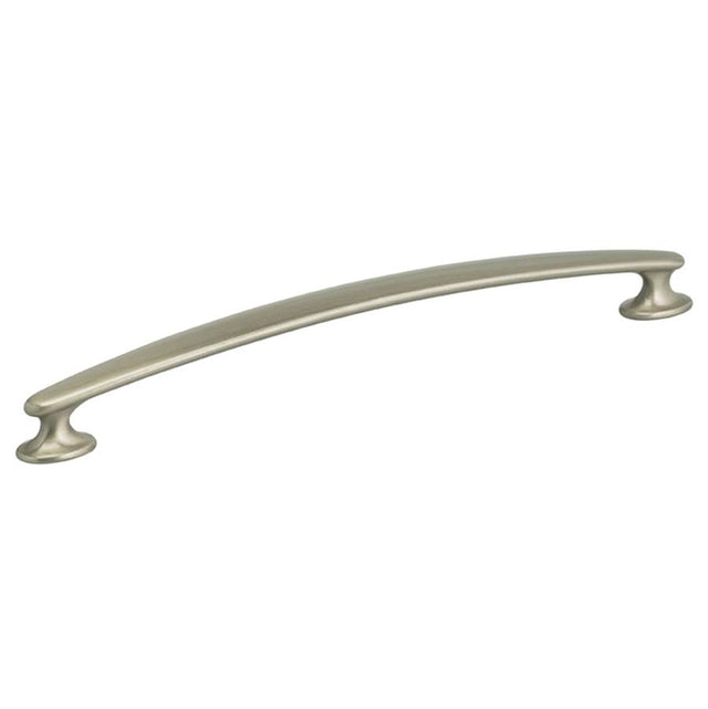 OMNIA - 7-1/2'' CC. Cabinet Pull US15 - Lacquered Satin Nickel Plated