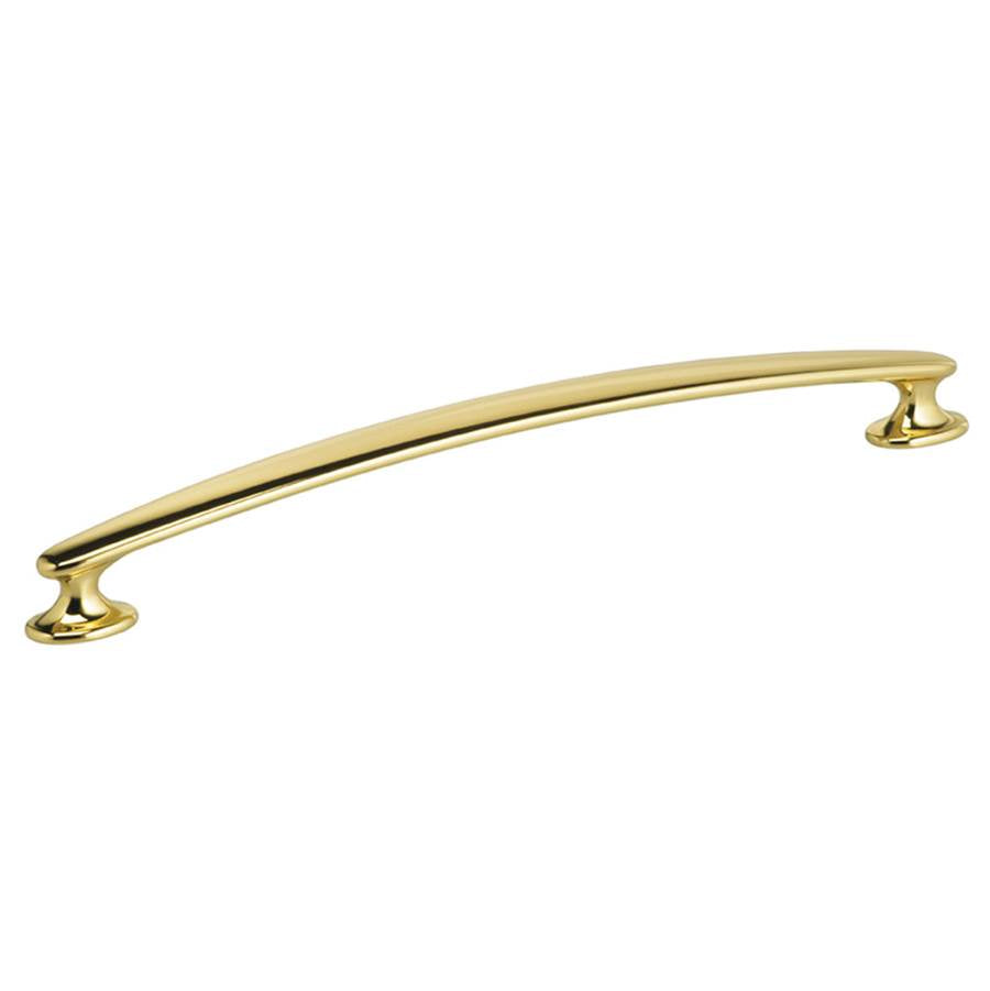 OMNIA - 7-1/2'' CC. Cabinet Pull US3 - Lacquered Polished Brass