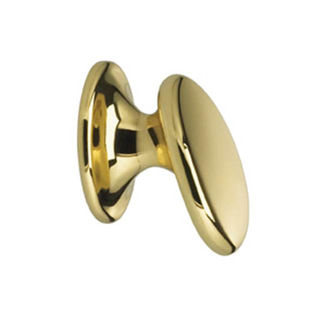 OMNIA - 1-3/16'' Cabinet Knob US3 - Lacquered Polished Brass
