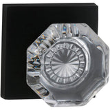 OMNIA - Glass.Kn,Sq.Rose,Priv. US10B - Lacquered Oil Rubbed Black