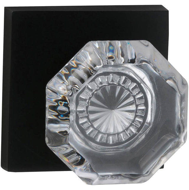 OMNIA - Glass.Kn,Sq.Rose,Priv. US10B - Lacquered Oil Rubbed Black