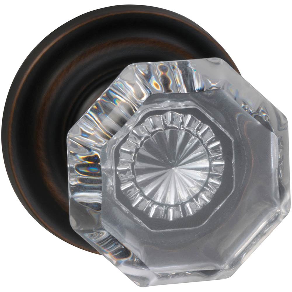 OMNIA - Glass Kn,Trad. Rose,Pass. Tb - Lacquered Tuscan Bronze