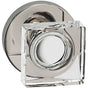 OMNIA - Glass.Kn,Mod.Rose,Priv. US5 - Lacquered Antique Brass
