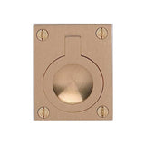 OMNIA - 2-3/8'' Drop Ring US4 - Lacquered Satin Brass