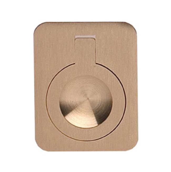 OMNIA - 2-3/8'' Drop Ring US4 - Lacquered Satin Brass