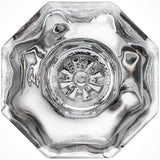Octagon Glass Cabinet Knob 10B