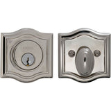 OMNIA - Arched Aux. Deadbolt Set US4 - Lacquered Satin Brass