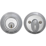 OMNIA - Colonial Deadbolt Set US26 - Polished Chrome Plated