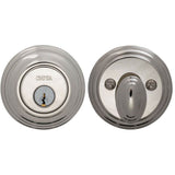 OMNIA - Colonial Deadbolt Set Tb - Lacquered Tuscan Bronze