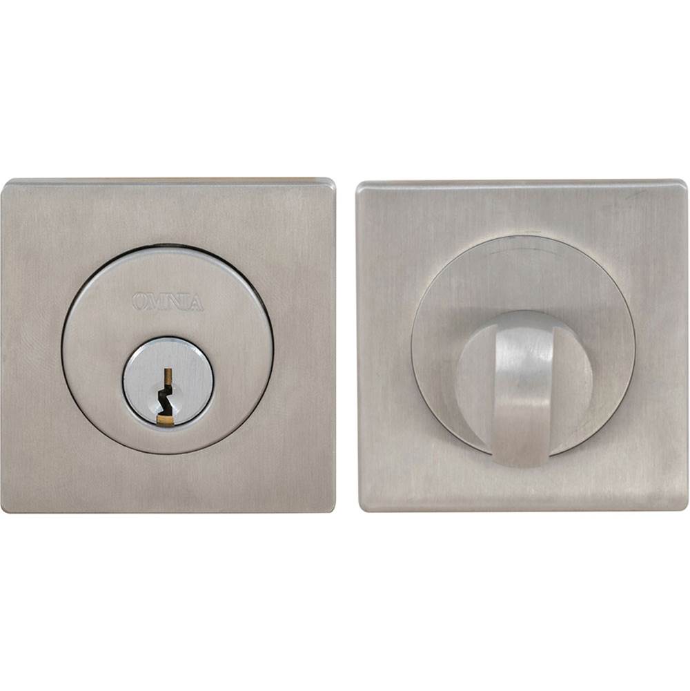 OMNIA - Sq.Aux.Deadbolt Kit ''A'' Black - Black