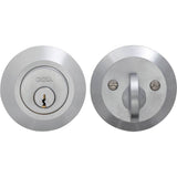 OMNIA - Modern Deadbolt Set US26D - Satin Chrome Plated