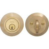 OMNIA - Modern Deadbolt Set US4 - Lacquered Satin Brass