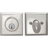 OMNIA - Rectangular Deadbolt Set US14 - Lacquered Polished Nickel Plated