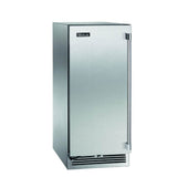 15'' Signature Series Marine Grade Refrigerator w/ stainless steel glass door, hinge left, w/ lock
