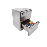 24'' Signature Series Marine Grade Freezer Drawers, stainless steel, w/ lock