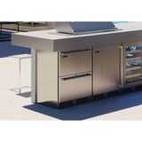 24'' Signature Series Marine Grade Freezer Drawers, stainless steel, w/ lock