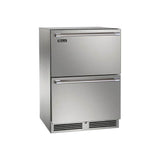 Perlick - 24'' Signature Series Marine Grade Dual-Zone Freezer/Refrigerator Drawers, stainless steel