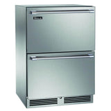Perlick - 24'' Signature Series Marine Grade Freezer Drawers, stainless steel, w/ lock