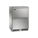 Perlick - 24'' Signature Series Marine Grade Refrigerator Drawers, stainless steel, w/ lock