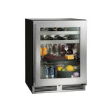 24'' ADA-Compliant Indoor Beverage Center with Fully Integrated Panel-Ready Solid Door, Hinge Left