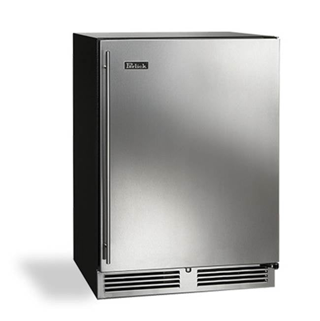 Perlick - 24'' C-Series Indoor Beverage Center with Fully Integrated Panel-Ready Solid Door, Hinge Left - Must Order Lock Kit 67440L or 67440R for Lock Option