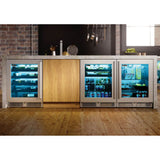 Signature Series Sottile 18'' Depth Indoor Refrigerator with Fully Integrated Panel-Ready Solid Door, Hinge Left