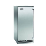 Perlick - 15'' Signature Series Outdoor Refrigerator with Stainless Steel Solid Door, Hinge Left