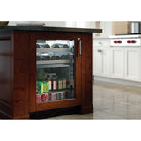 24'' Signature Series Indoor Dual-Zone Refrigerator/Wine Reserve with Fully Integrated Panel-Ready Solid Door, Hinge Left